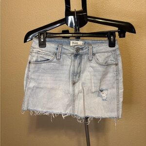 Mudd Light Blue Denim Skirt‎ y2k
